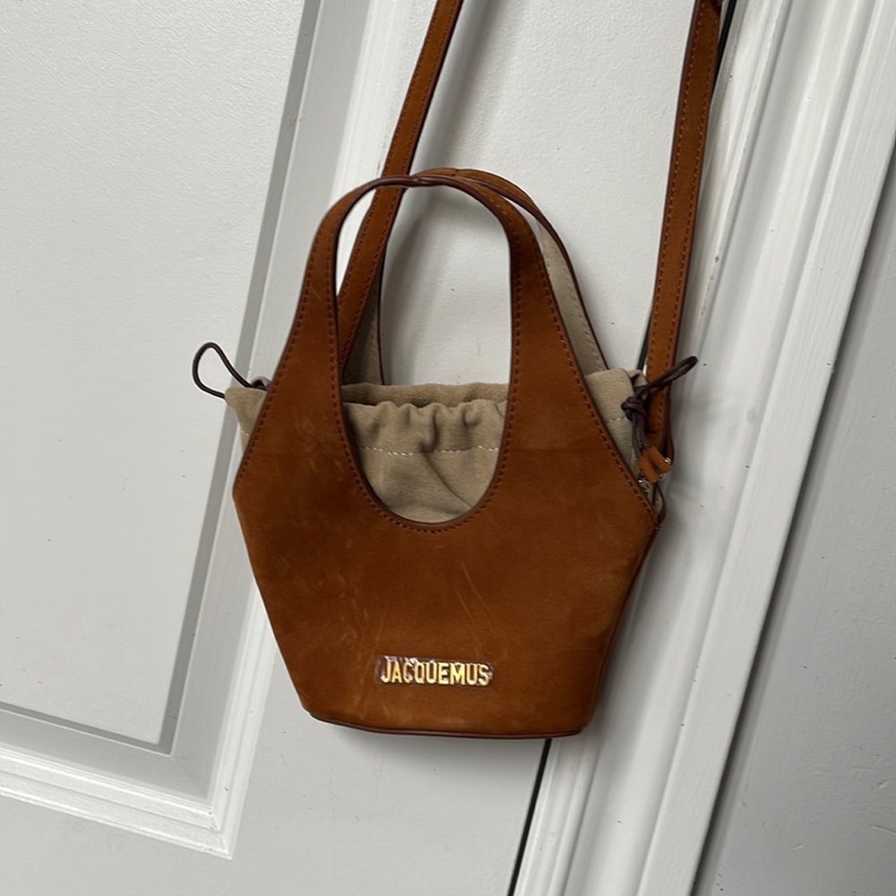Jacquemus Brown Suede Pouch Le Carino - Used